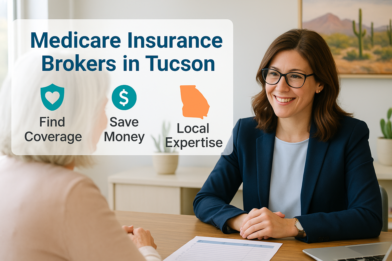 Tucson Medicare insurance brokers helping compare 2026 plans by doctors and pharmacies
