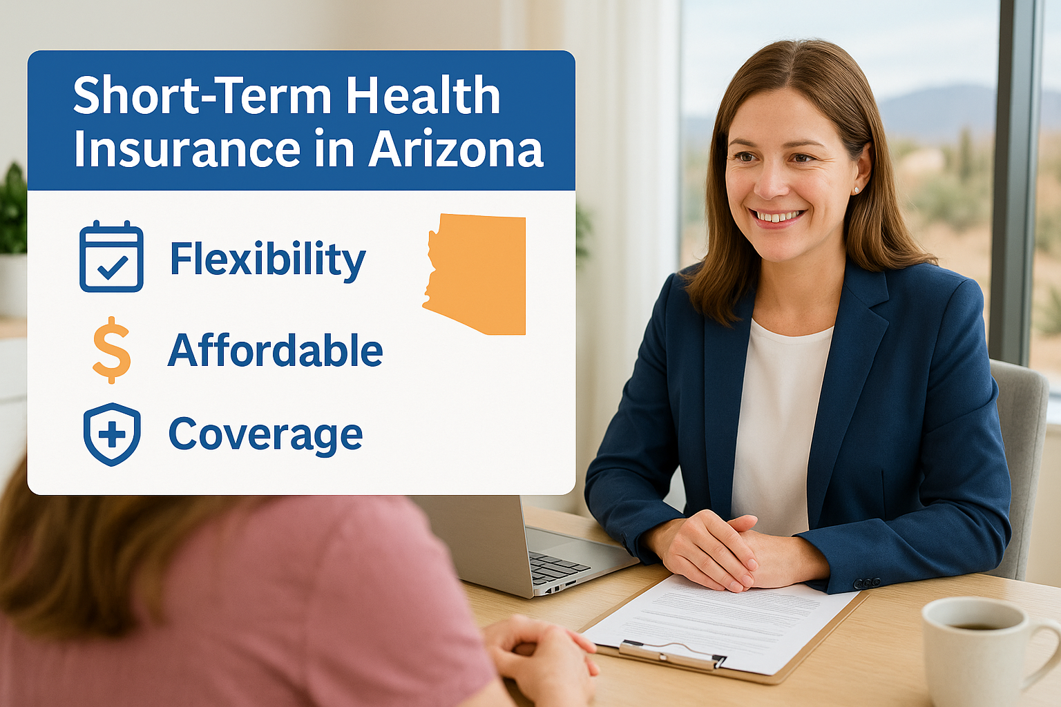 Arizona short-term health insurance companies comparison with benefits, networks, and costs