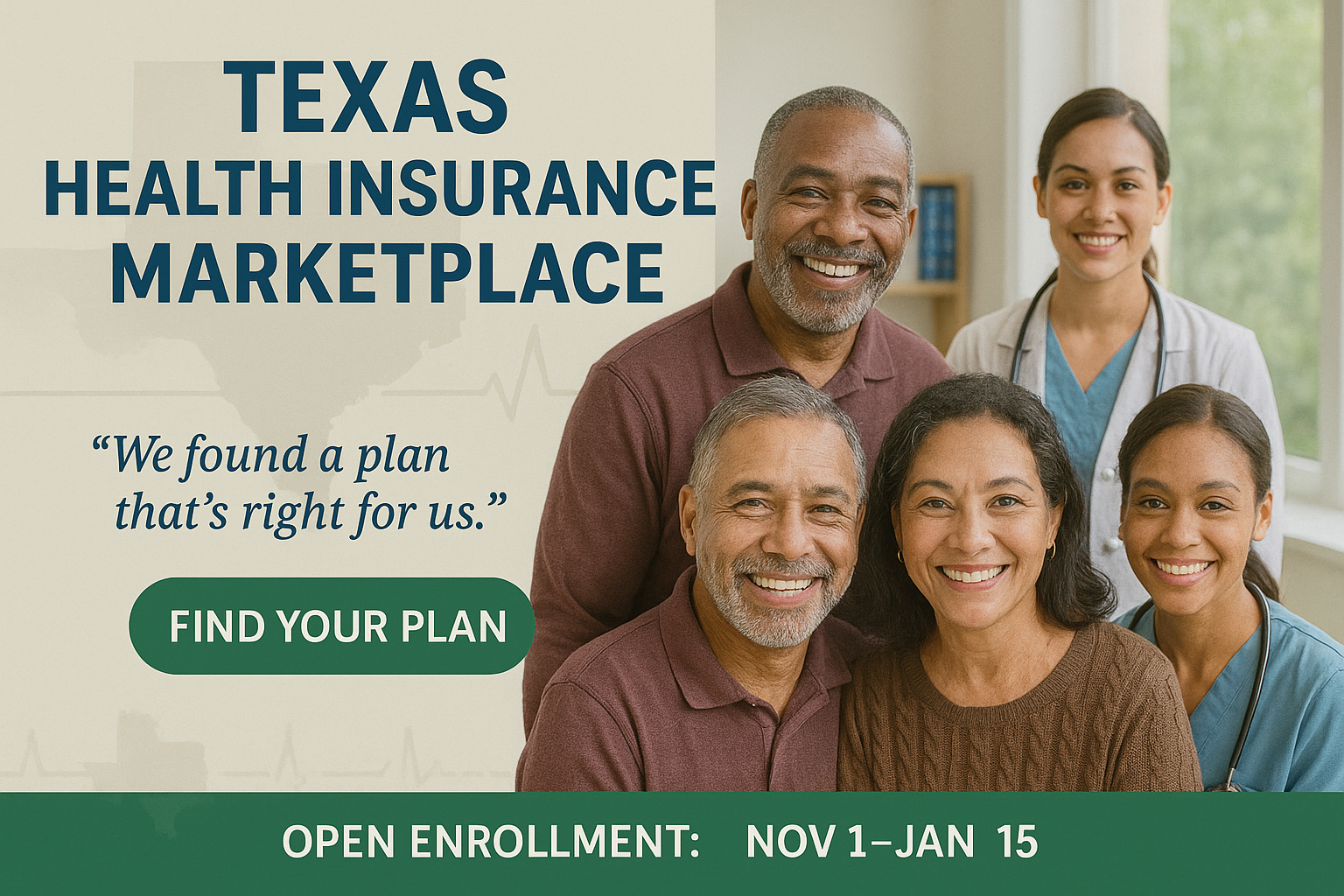 Texas family comparing 2026 Marketplace plan options online