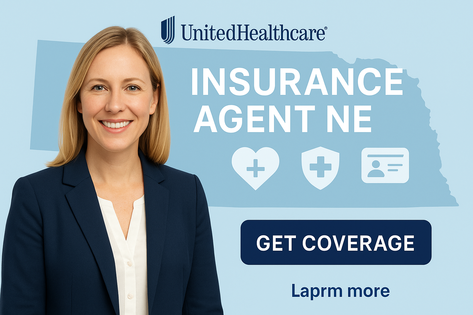 UnitedHealthcare insurance agent in Nebraska reviewing health plan options with a local family