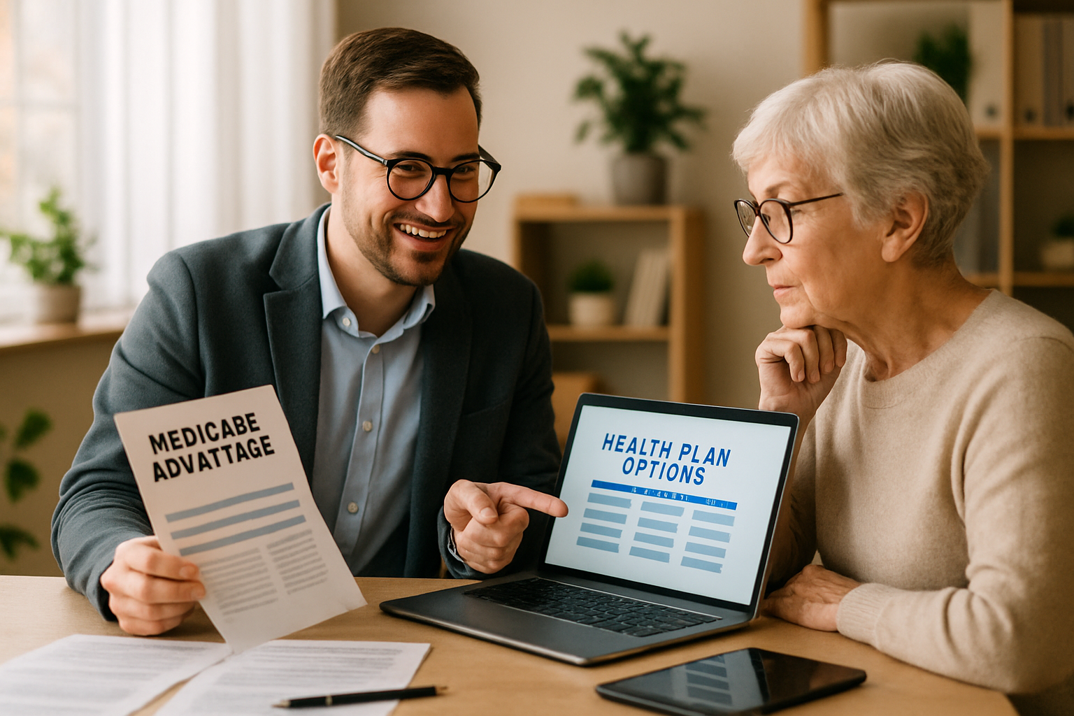 Independent Medicare Advantage agents comparing 2026 plans across multiple states