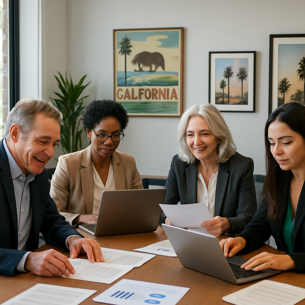 California Medicare Advantage agents comparing 2026 plans by county