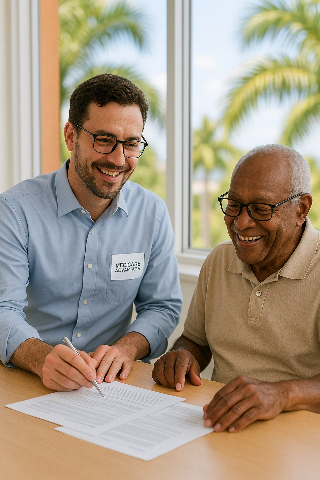 Florida Medicare Advantage agents helping seniors compare 2026 plans