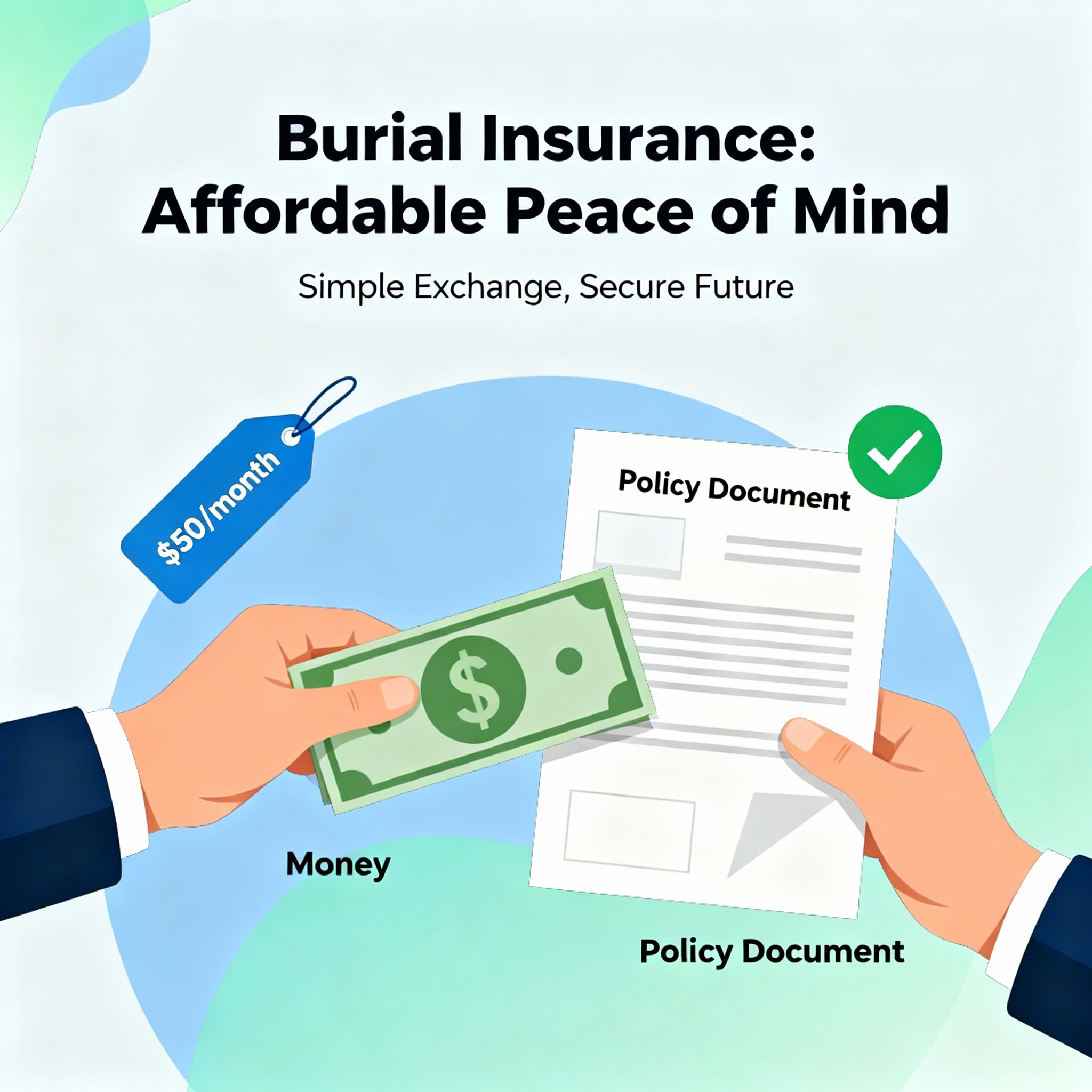 Smiling senior reviewing affordable burial insurance options with an independent agent