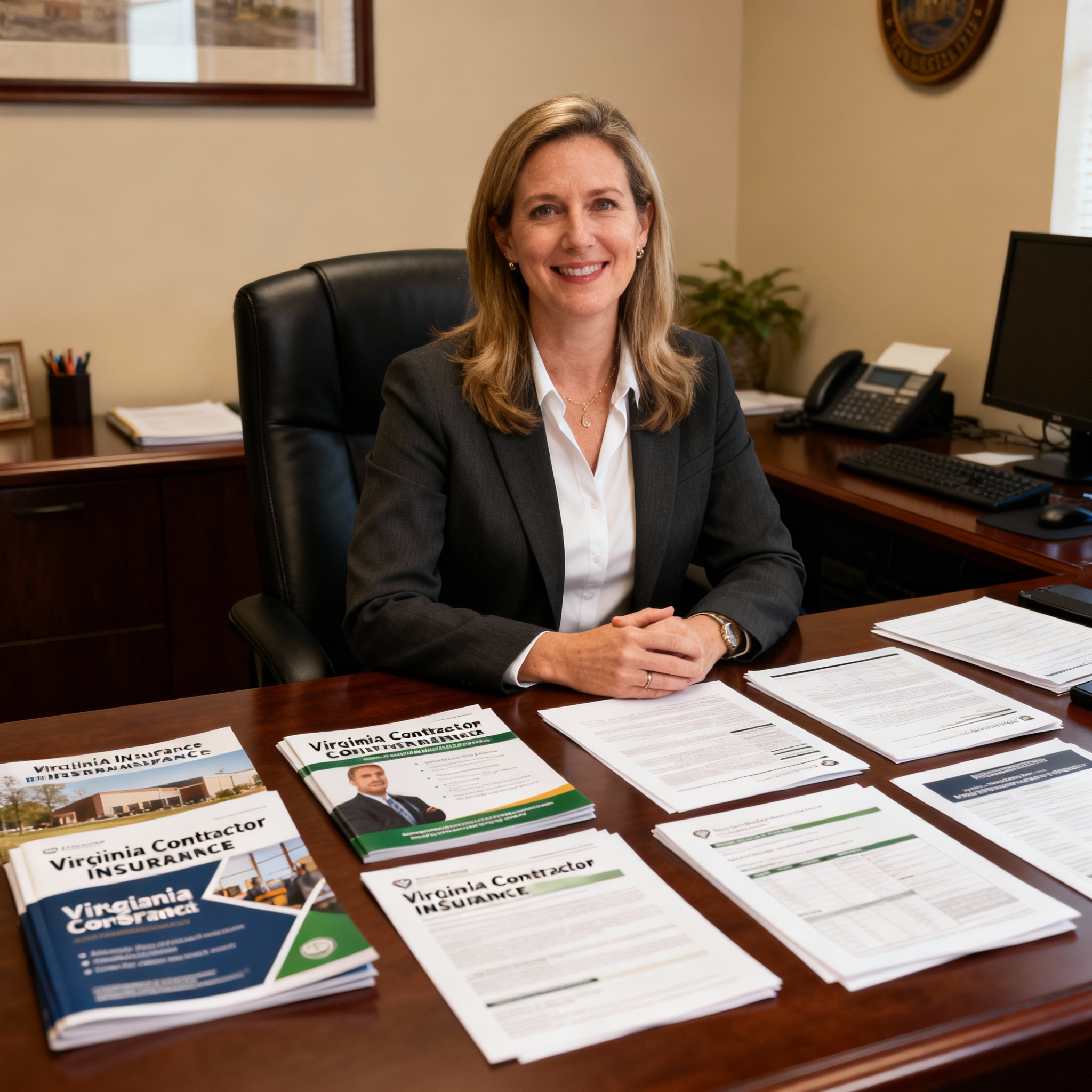 Virginia contractor reviewing insurance requirements and COIs on a jobsite
