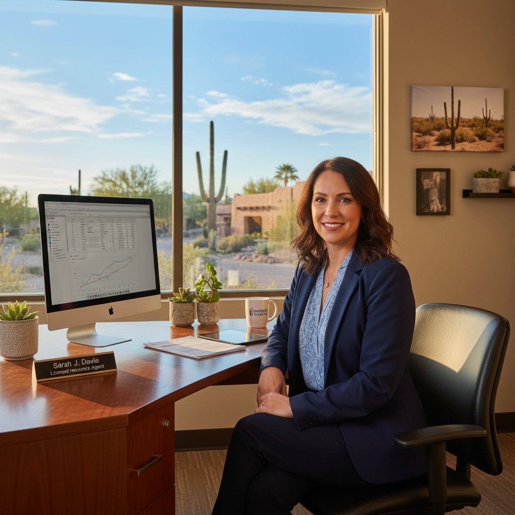 Chandler, Arizona neighborhood street with desert landscaping, palm trees, and parked cars