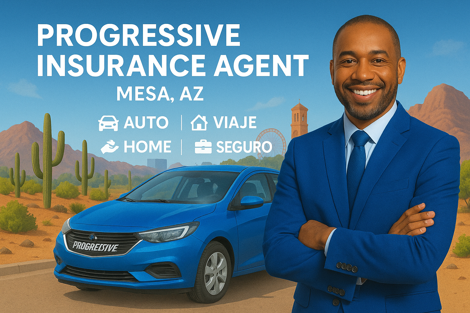 Progressive insurance comparison guide for Mesa, Arizona drivers, families, and bundled policies