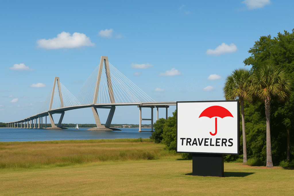South Carolina family reviewing Travelers insurance options with an independent agent