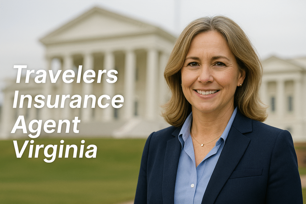 Virginia family meeting with an independent agent to compare Travelers with other insurers