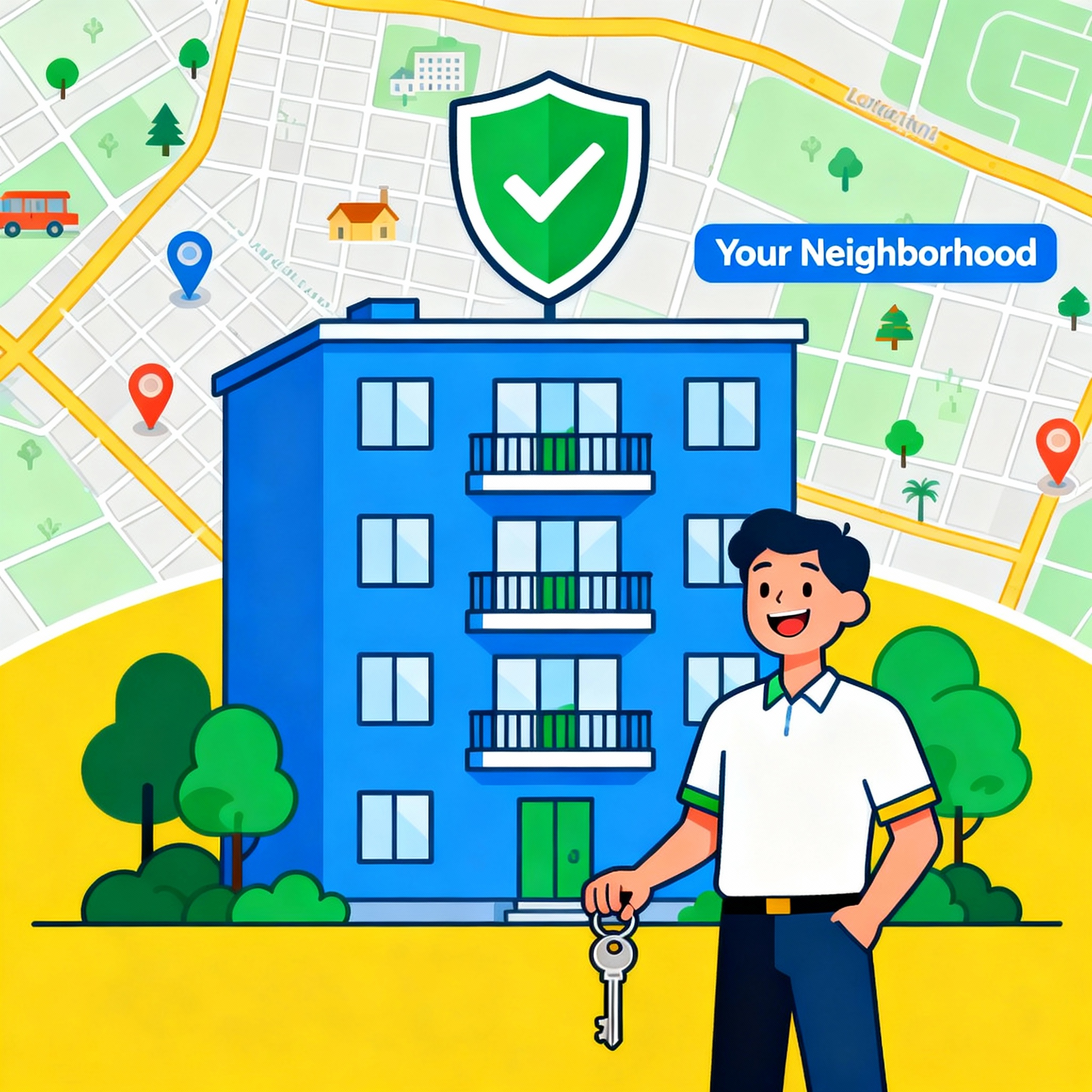 Young renter reviewing an affordable renters insurance policy with an independent agent