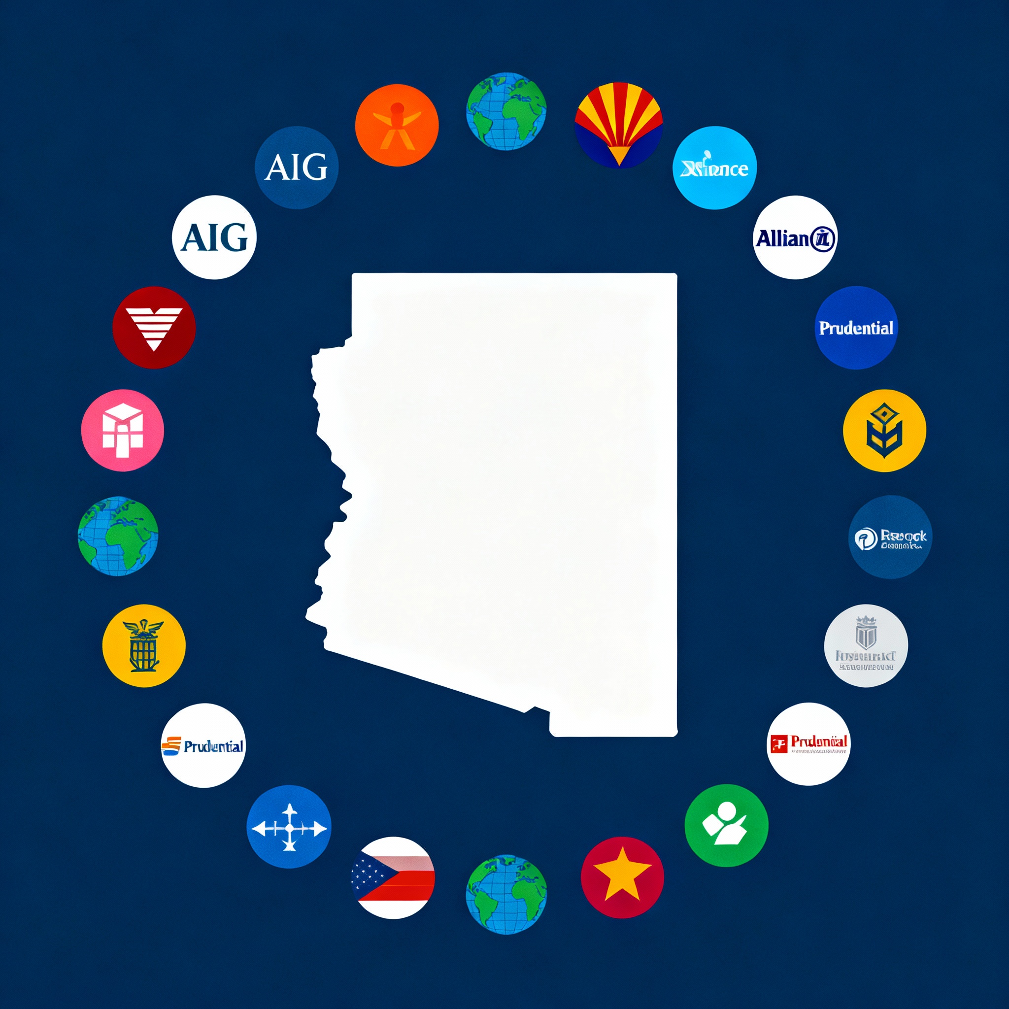 Travelers and students in Arizona reviewing international insurance options with a licensed agent