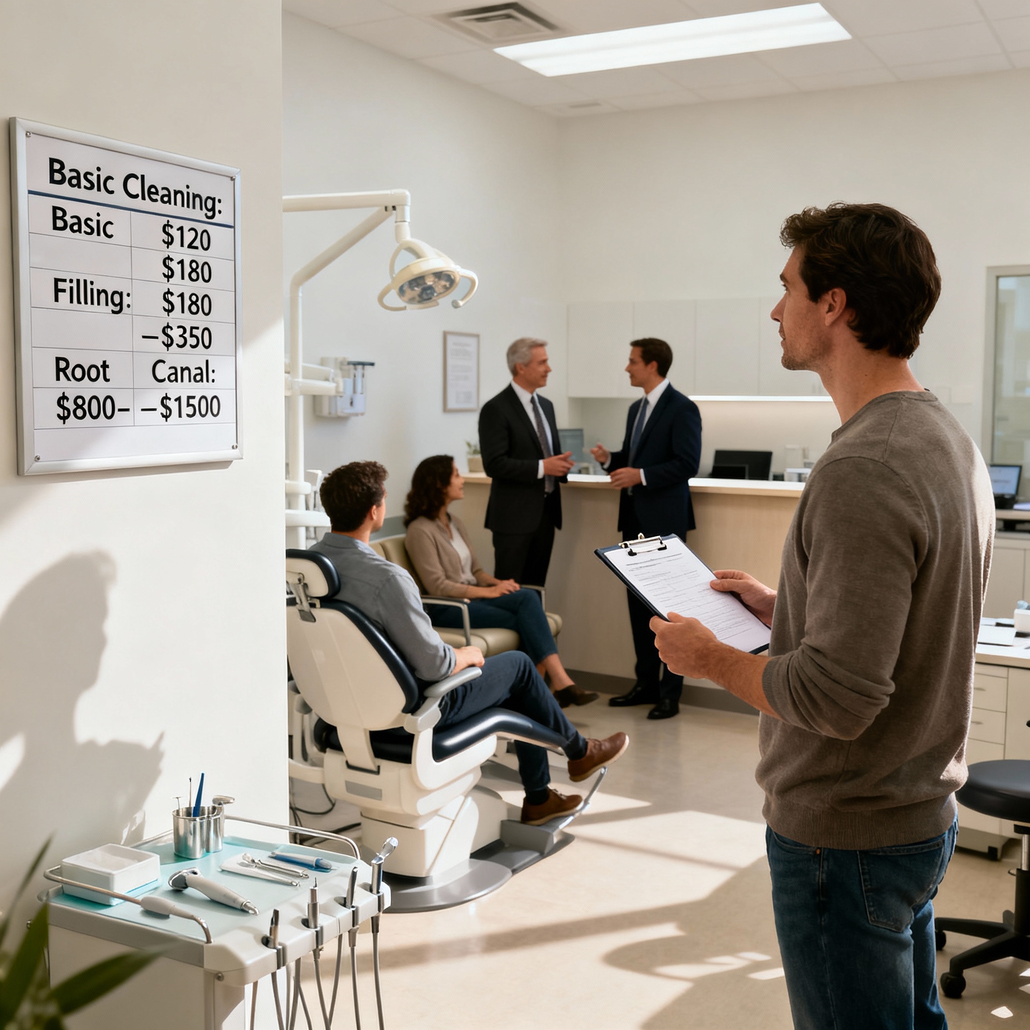 Family reviewing local dental insurance plans with an independent agent
