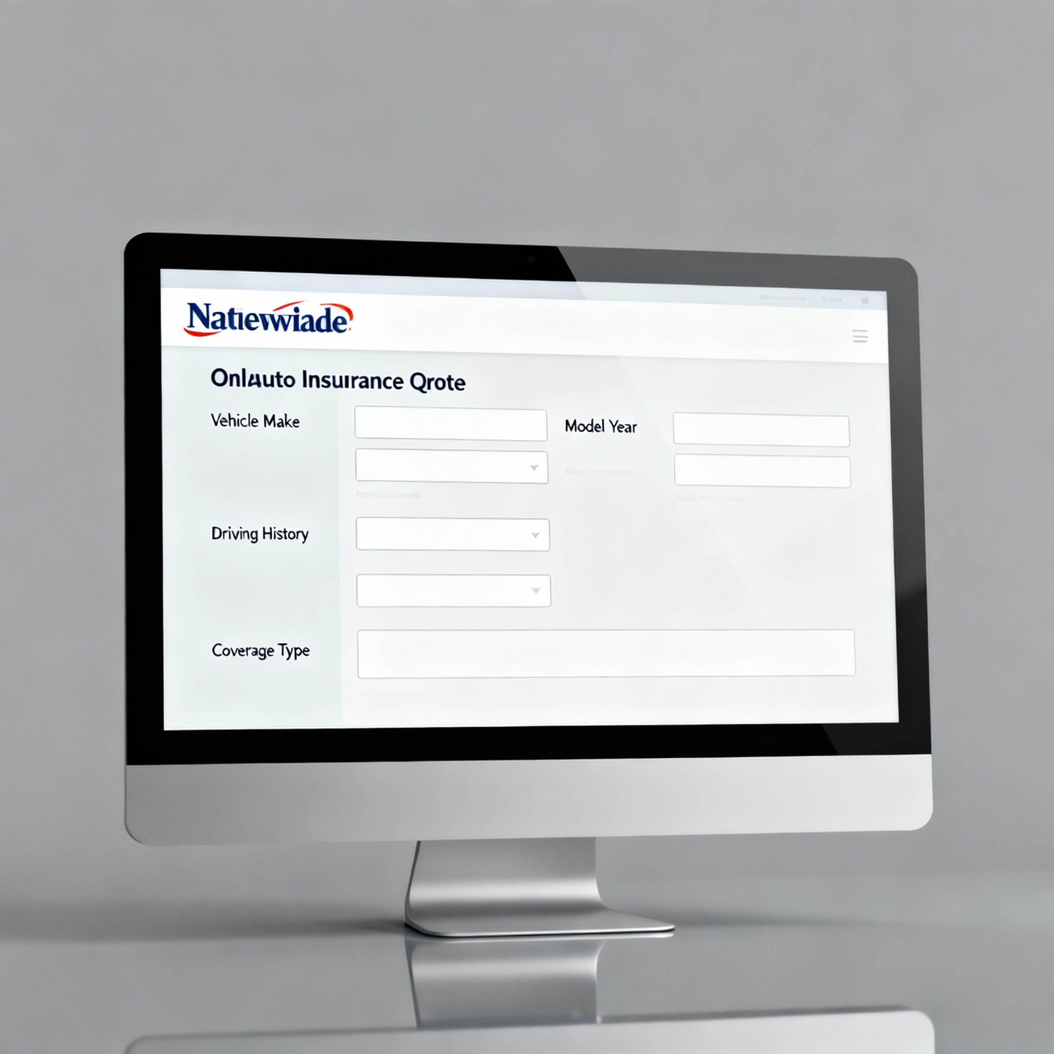 Driver reviewing auto insurance quote options on a laptop with an agent