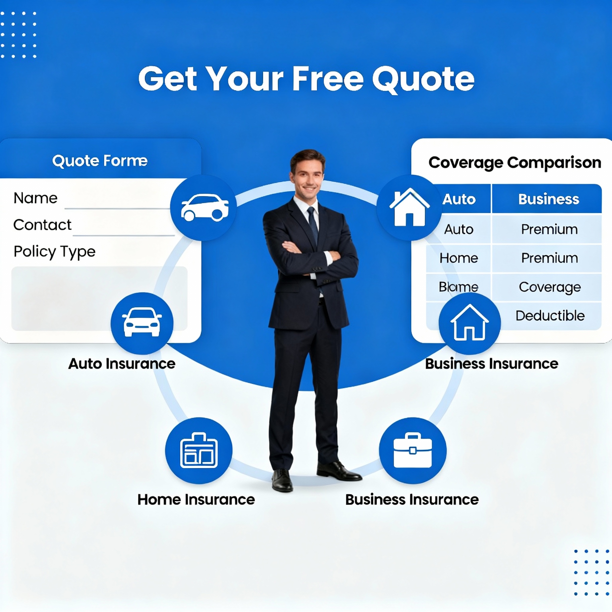 Driver in Dothan Alabama reviewing Progressive insurance options with an independent agent