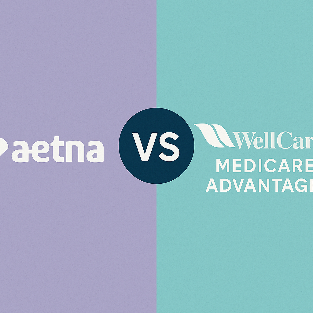 Aetna vs Wellcare Medicare Advantage comparison for 2026 showing network, drug coverage, travel access, and cost review