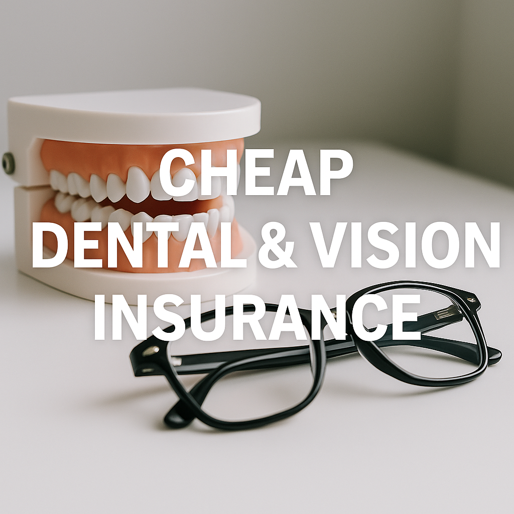 Affordable dental and vision insurance plan comparison
