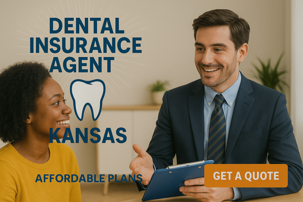 Kansas dental insurance agent comparing plans for families and individuals