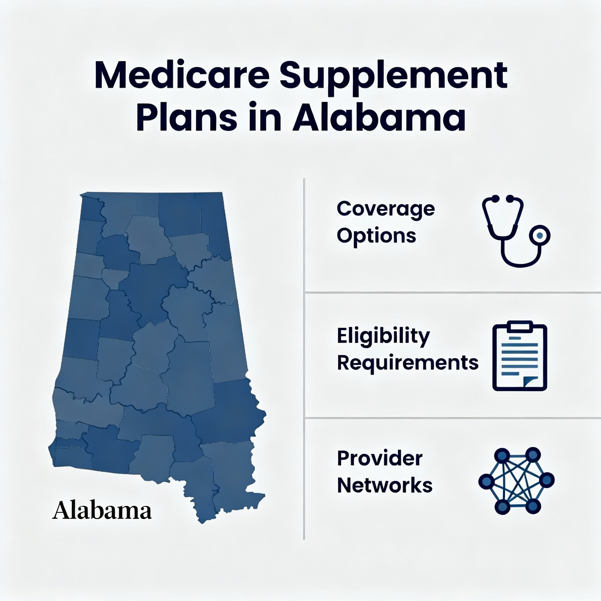 Alabama seniors comparing 2026 Medicare Supplement (Medigap) plan options