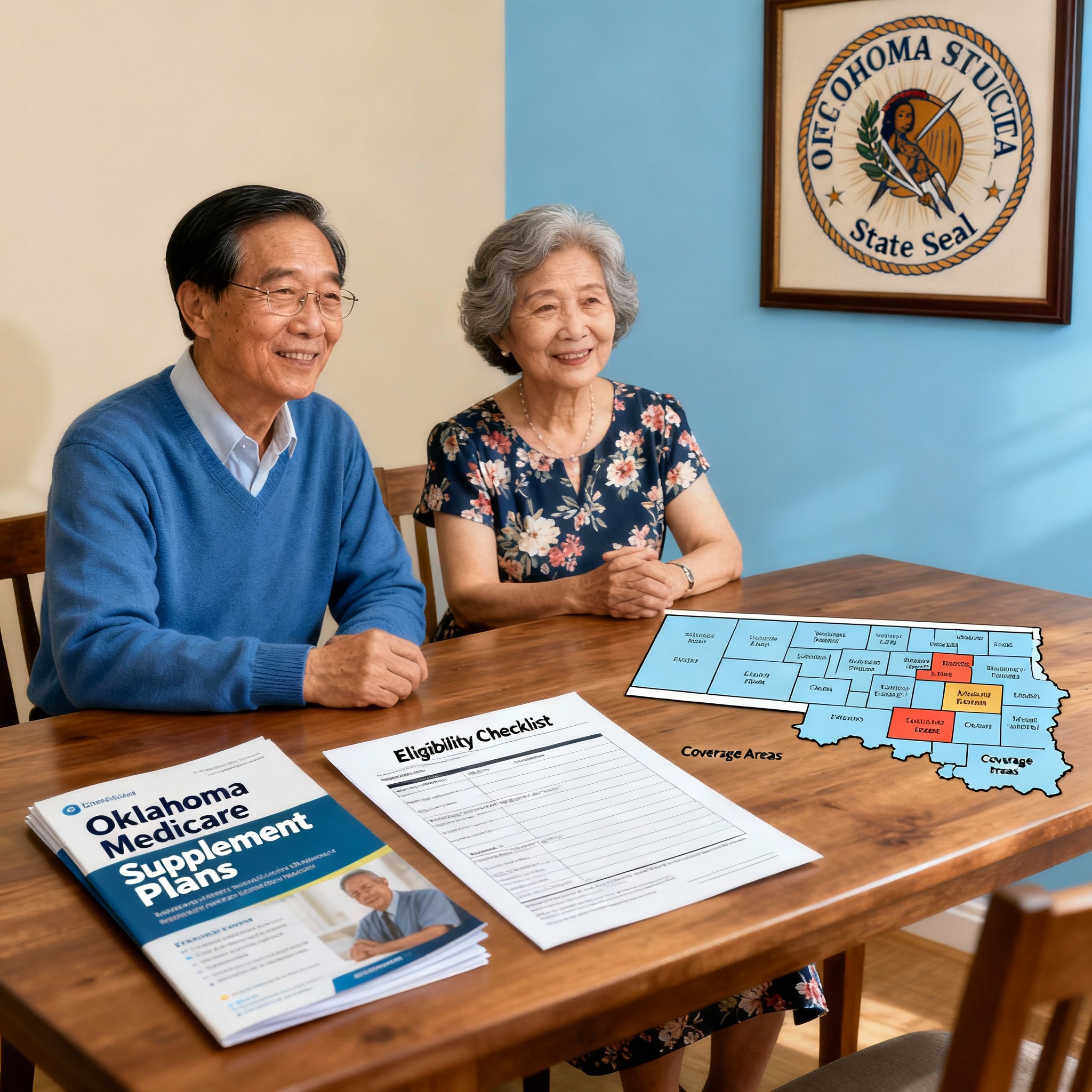 Oklahoma seniors comparing 2026 Medicare Supplement (Medigap) plan options