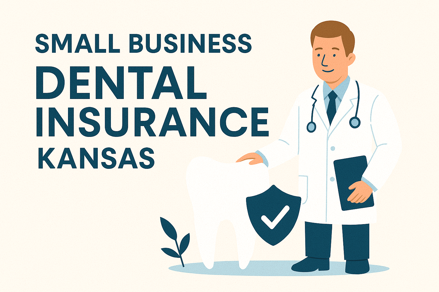 Kansas small business owners reviewing 2026 dental plan options with a local independent agency