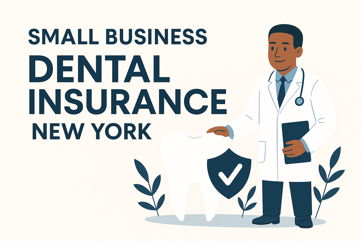 New York small business owners reviewing 2026 group dental plan options with a local independent agency