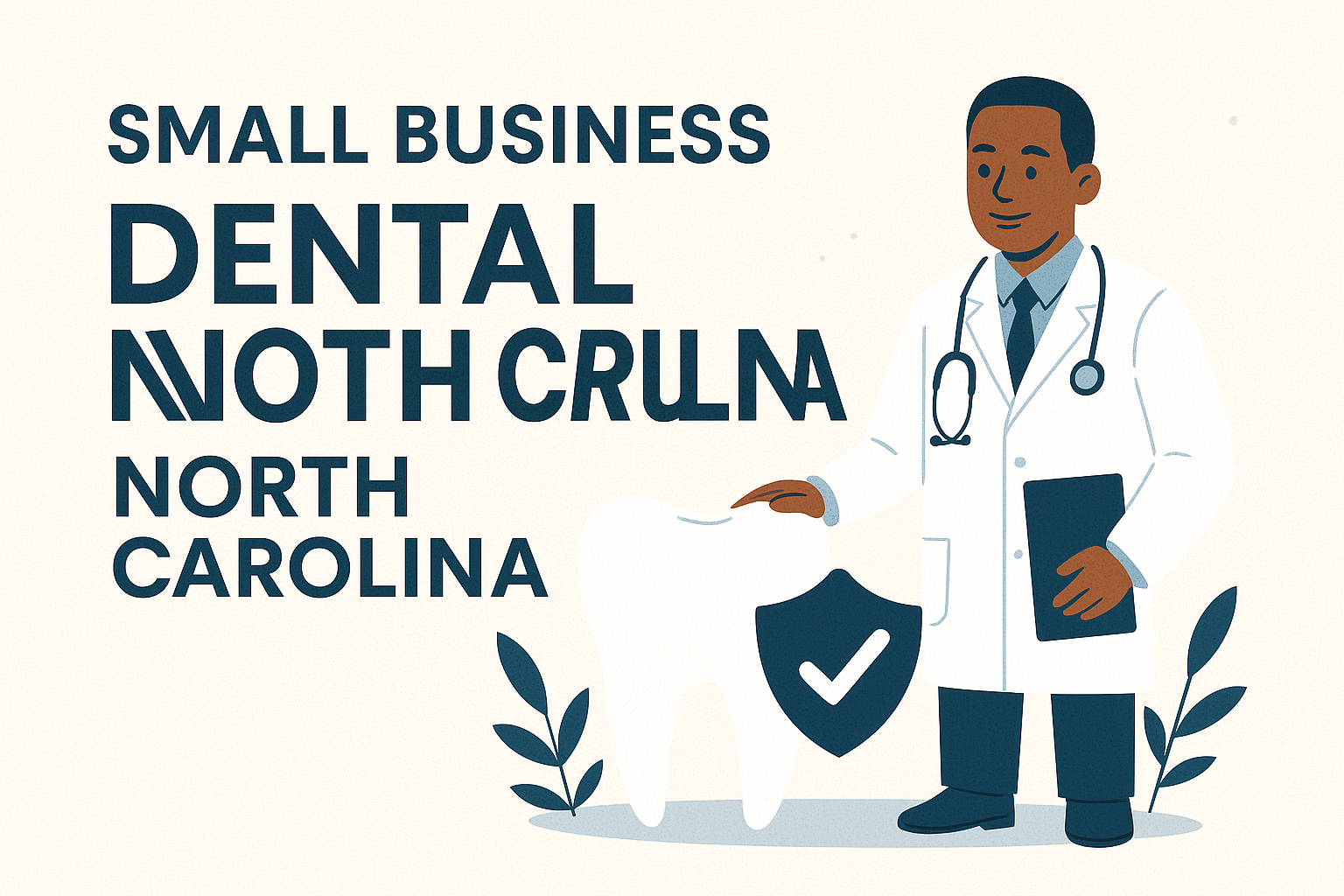North Carolina small business owners reviewing 2026 dental plan options with a local independent agency