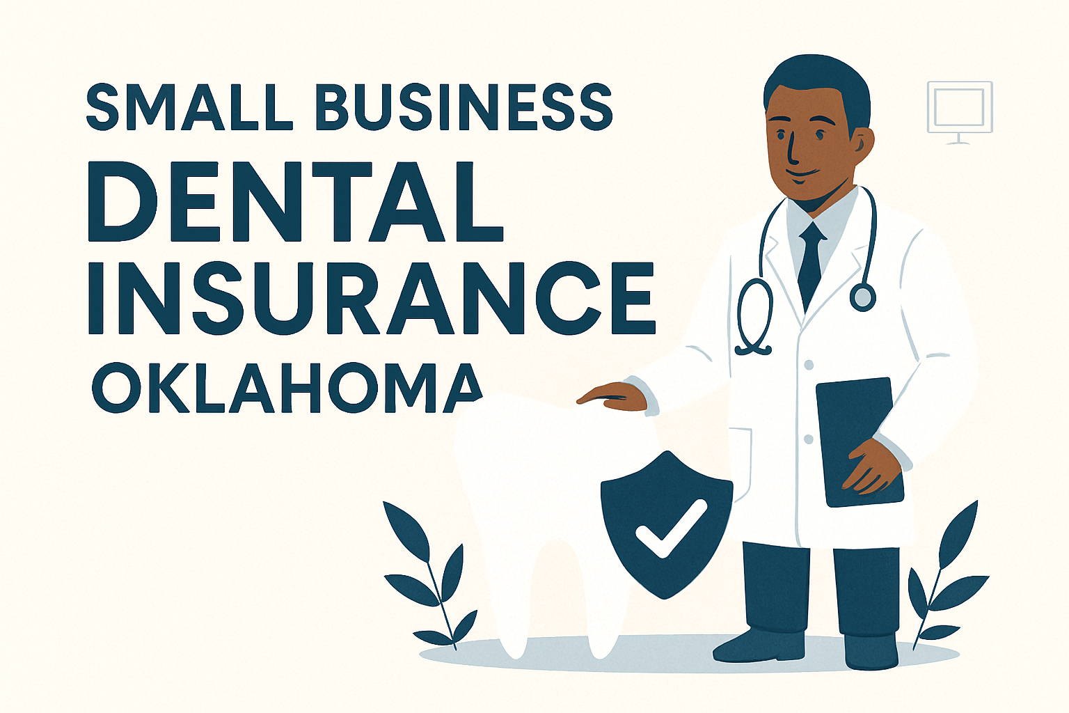 Oklahoma small business owners reviewing 2026 dental plan options with a local independent agency