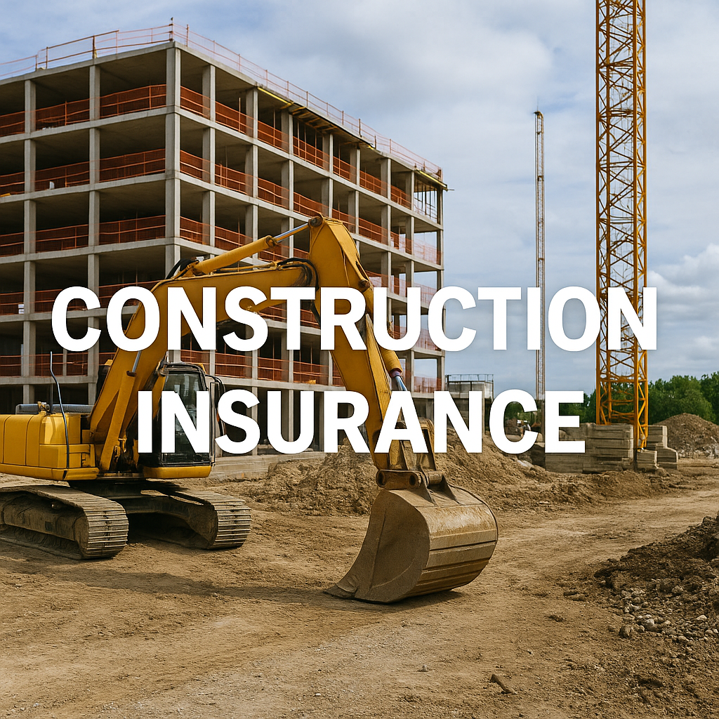 Contractor on a commercial jobsite reviewing a certificate of insurance with a client
