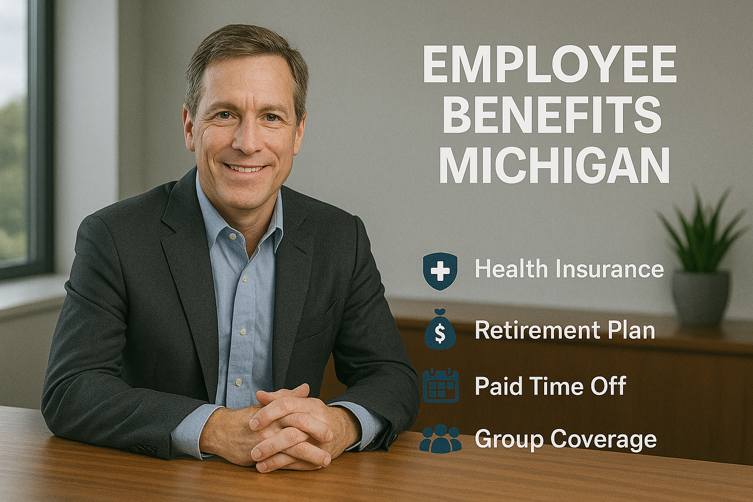 Michigan employers reviewing 2026 employee benefits options with an independent agency
