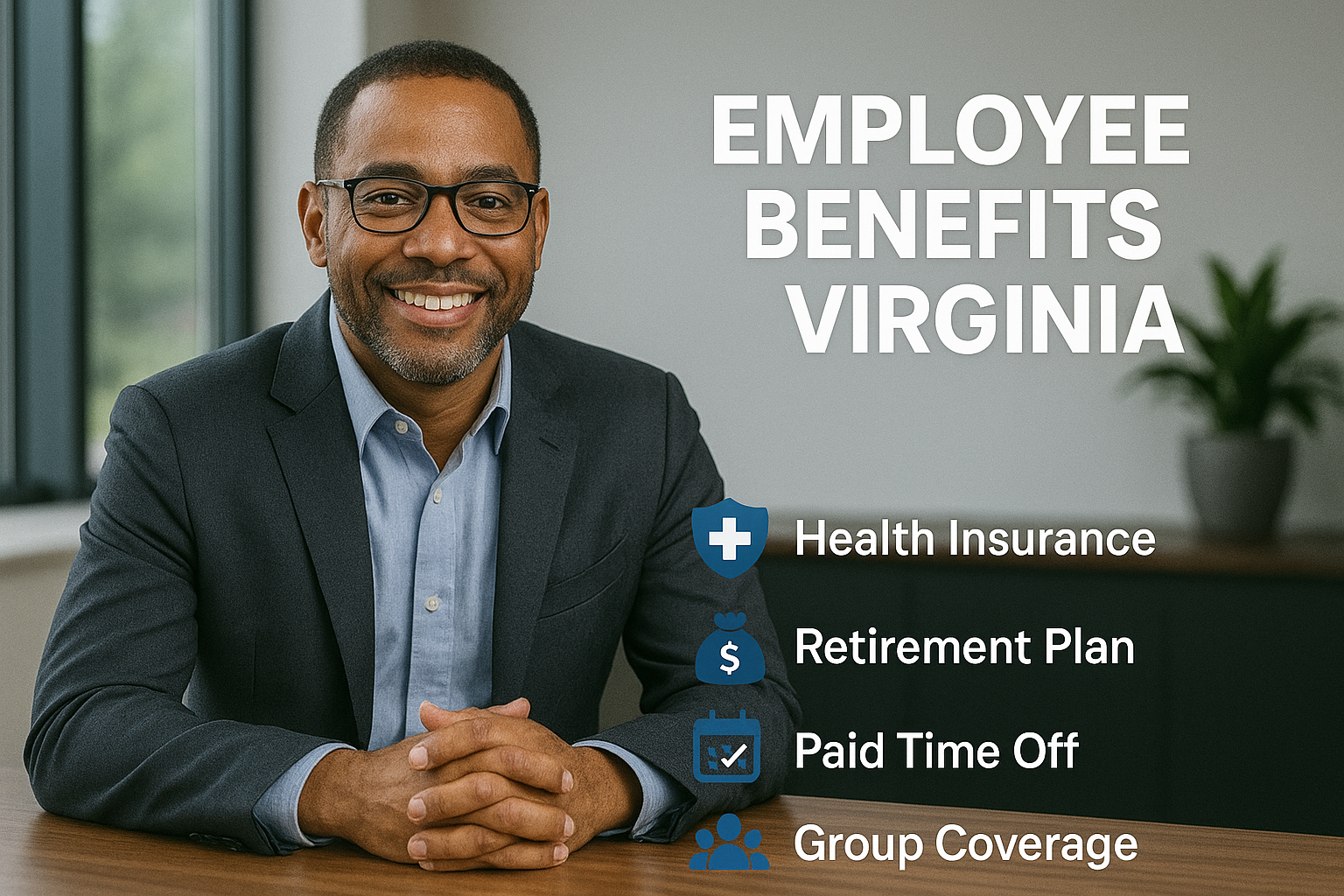 Virginia employers reviewing 2026 employee benefits options with an independent agency