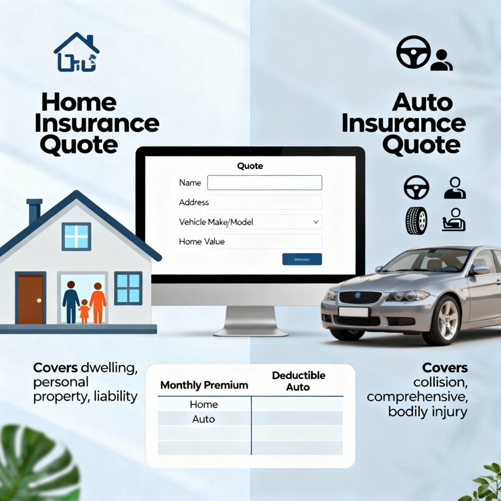 home and auto insurance quotes 2026 Rates quote online