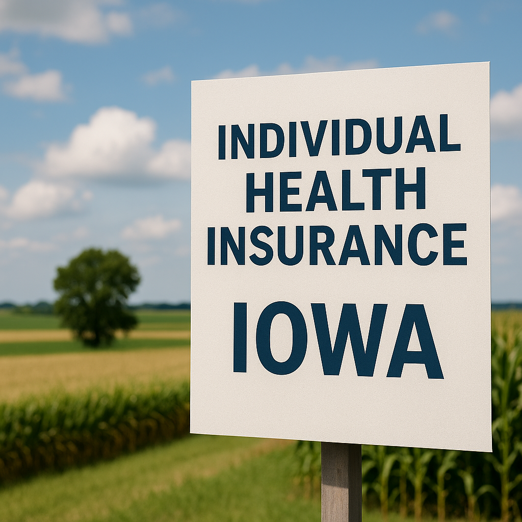 Iowa family comparing 2026 individual health insurance plans with a local independent agent