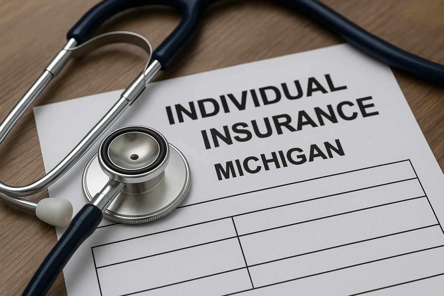 Michigan family comparing 2026 individual health insurance plans with a local independent agent