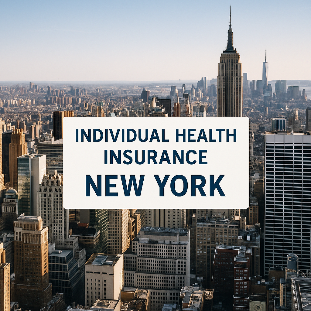 New York family comparing 2026 individual health insurance plans with a local independent agent
