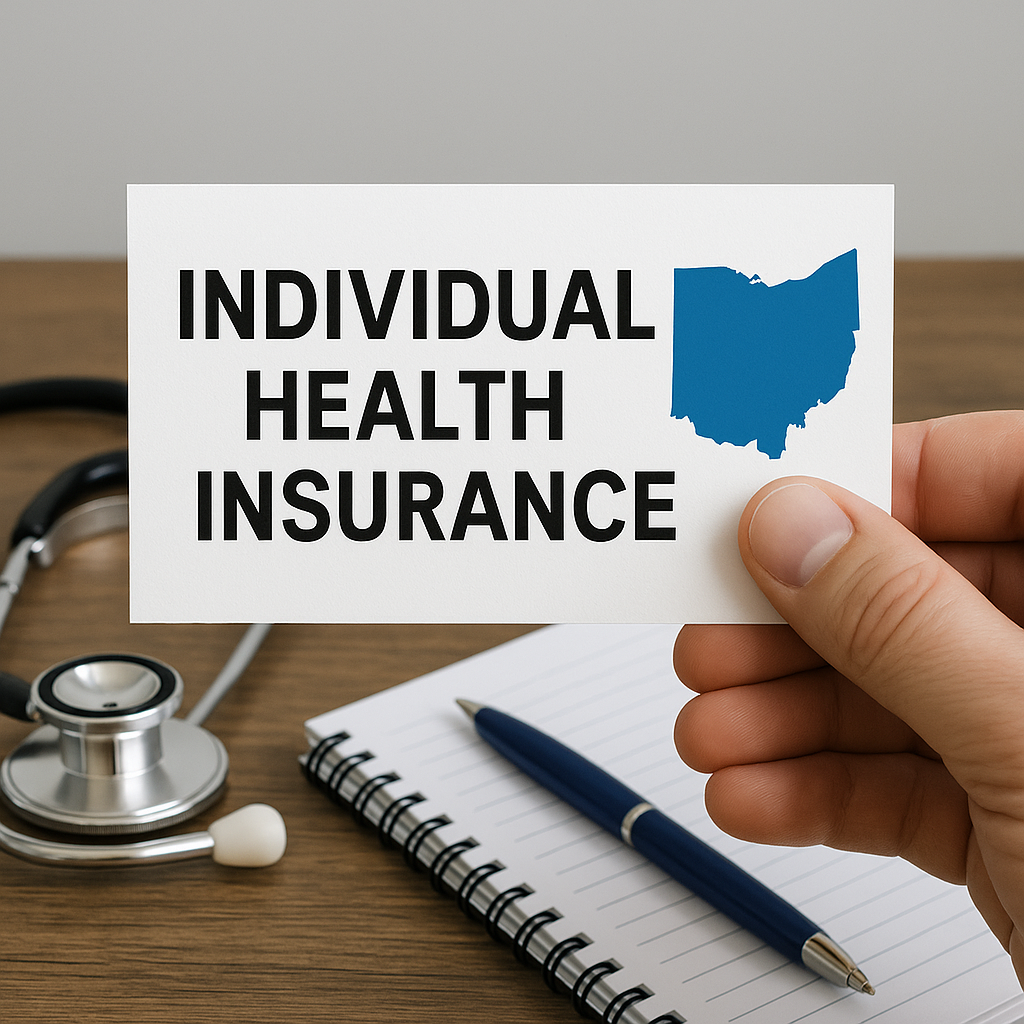 Ohio family comparing 2026 individual health insurance plans with a local independent agent