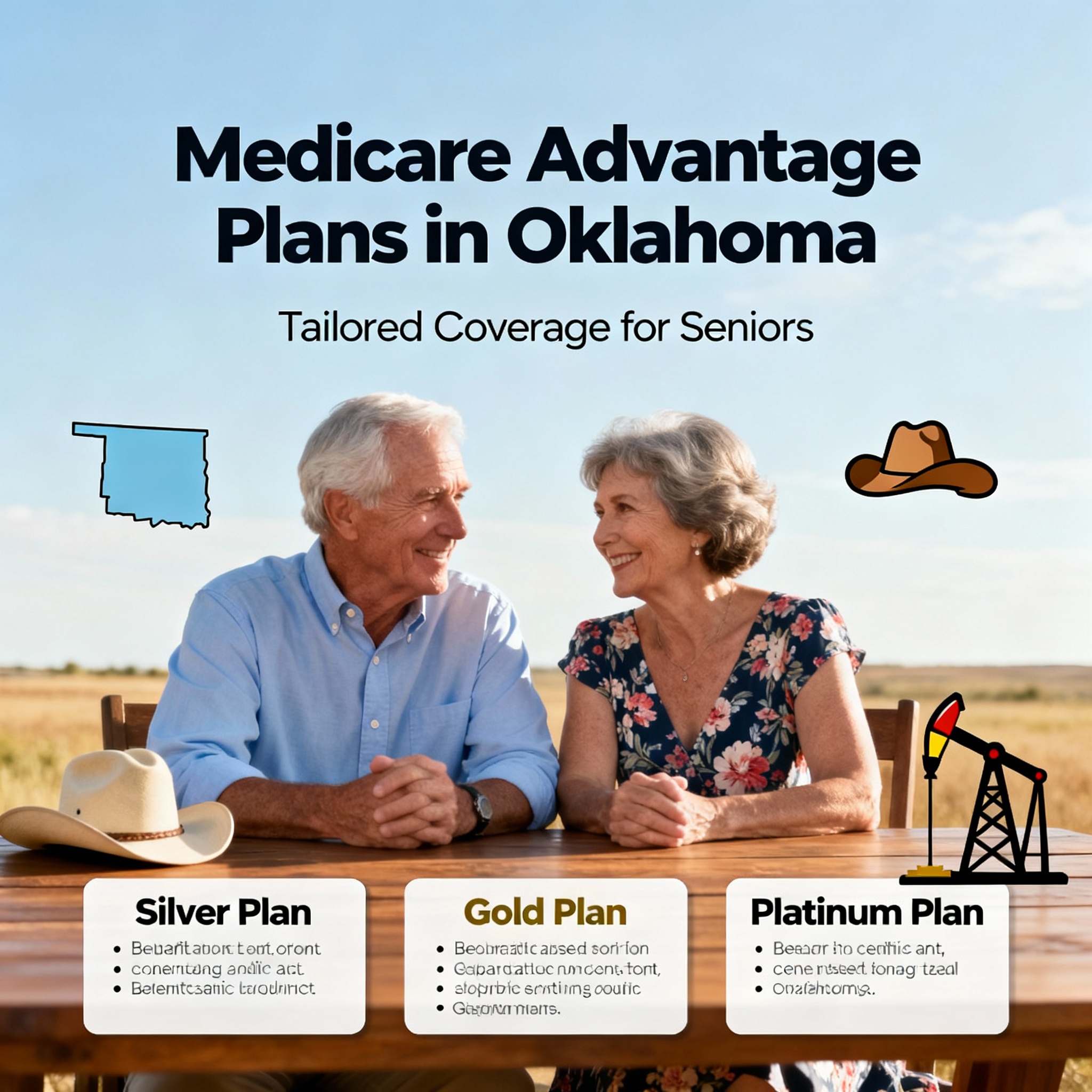 Oklahoma Medicare Advantage agents comparing 2026 plans by county