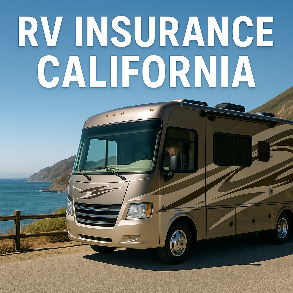 California RV on Pacific Coast Highway with an independent agent comparing RV coverage options