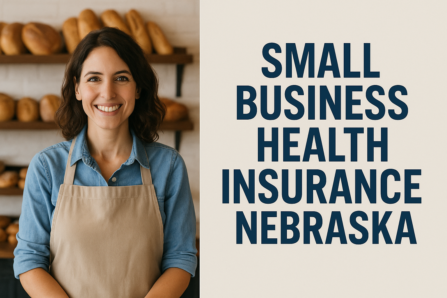 Nebraska small business owner reviewing group health insurance options with an independent broker