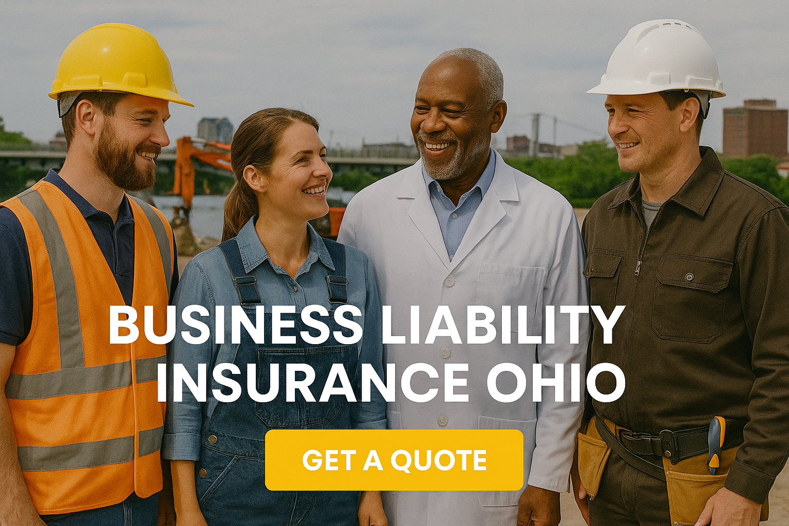 Business liability insurance Ohio for general liability, BOP, professional liability, cyber, commercial auto, certificates, and Ohio workers compensation coordination