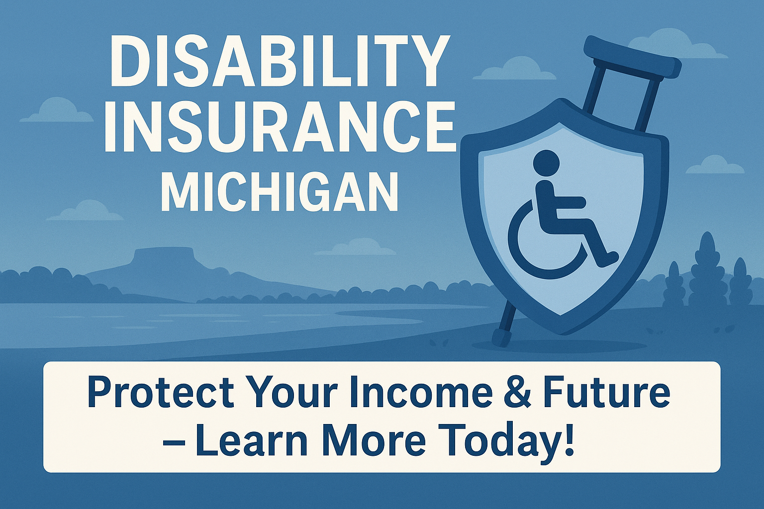Michigan professional reviewing disability insurance options on a laptop