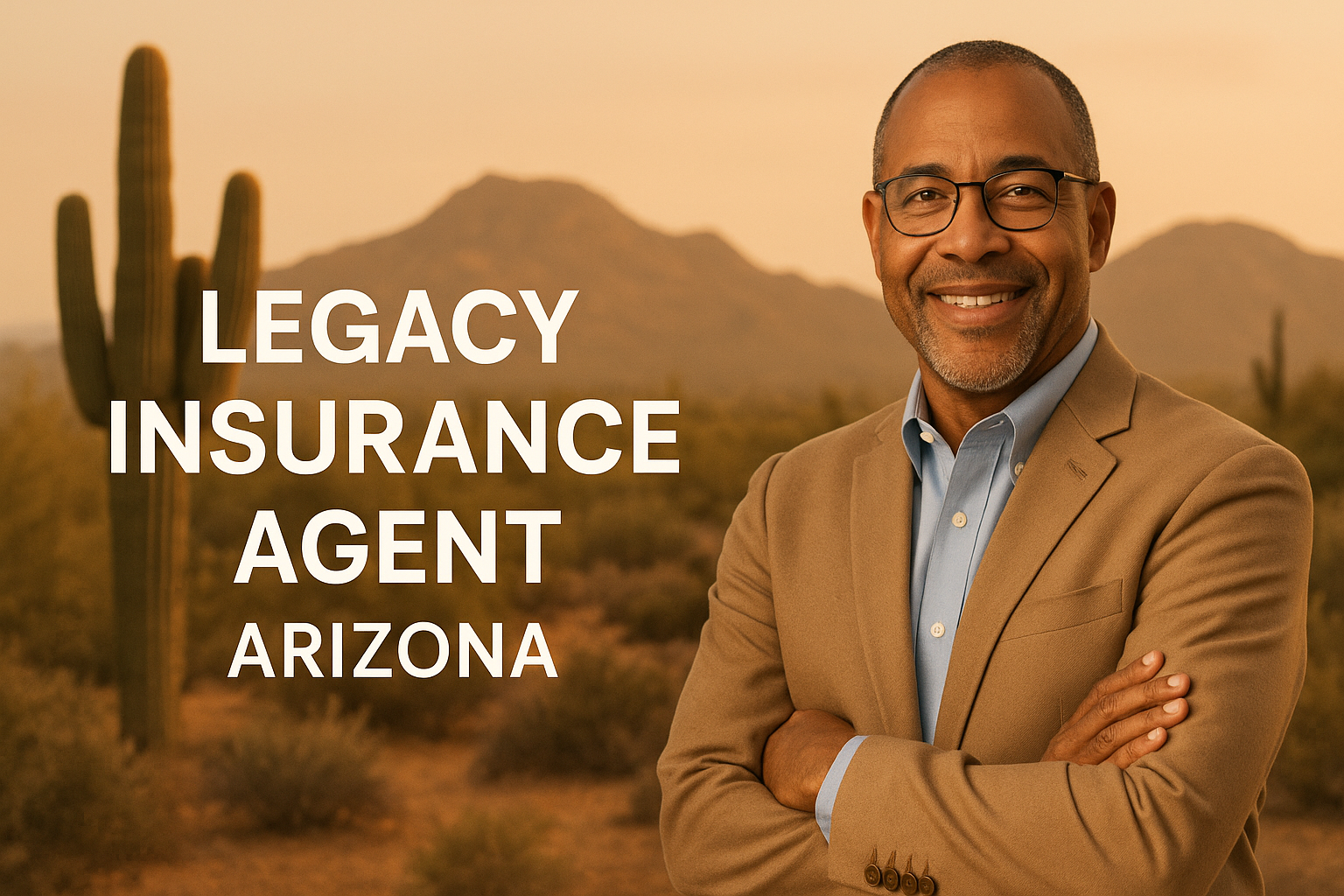 Arizona driver reviewing Legacy auto insurance options with a local agent
