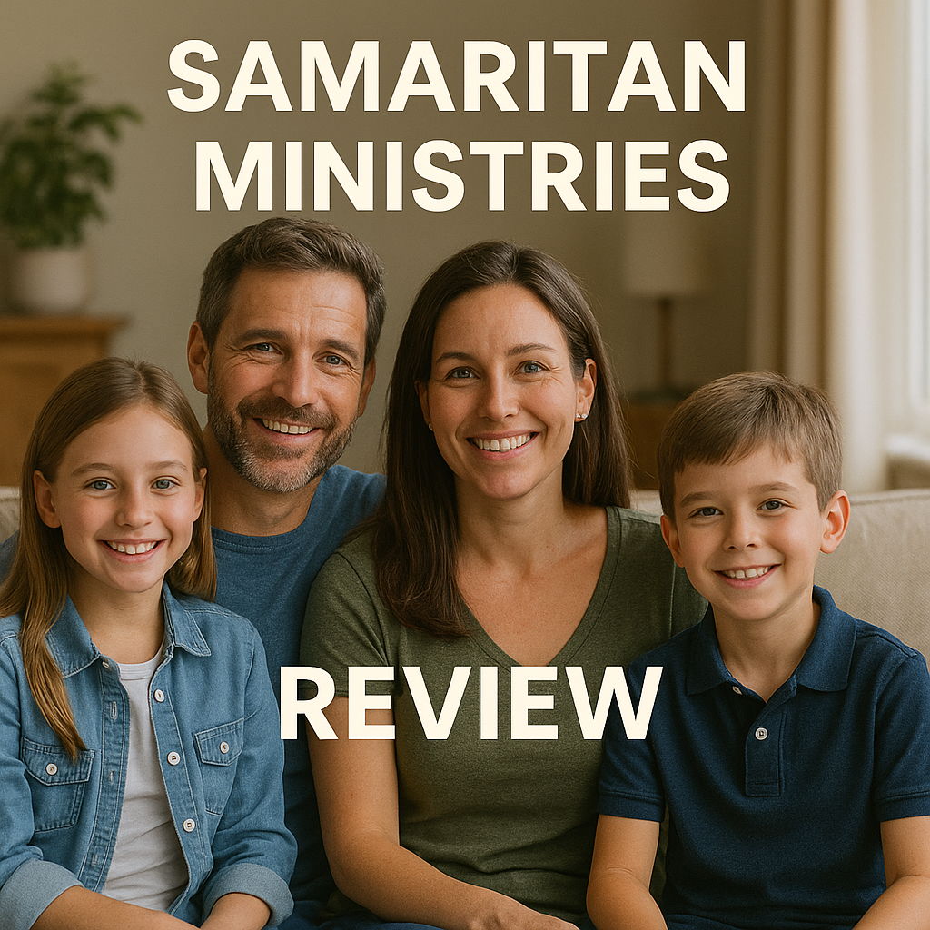 Family reviewing Samaritan Ministries health care sharing options in a 2026 side-by-side Classic vs Basic comparison