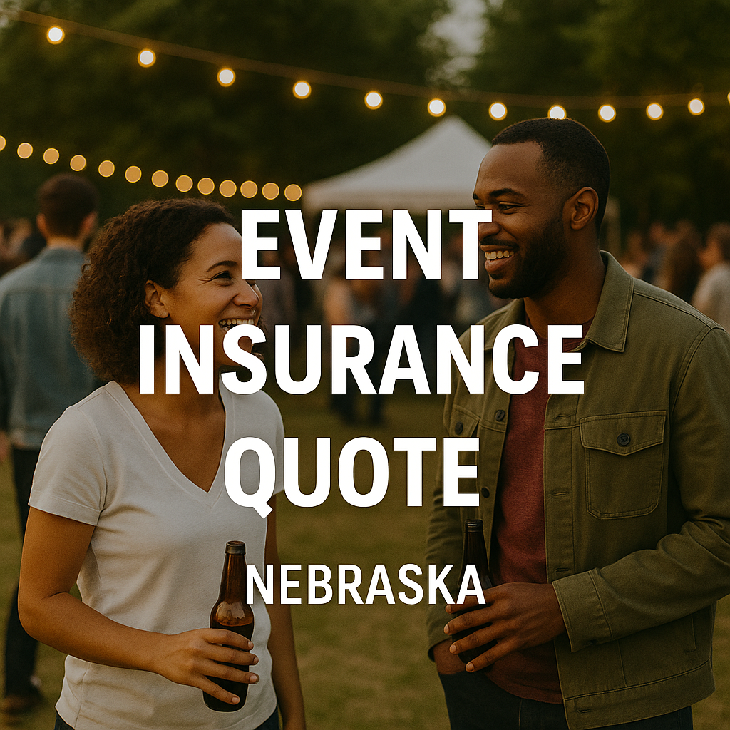 Nebraska event insurance for weddings, festivals, races, concerts and corporate events with fast COIs