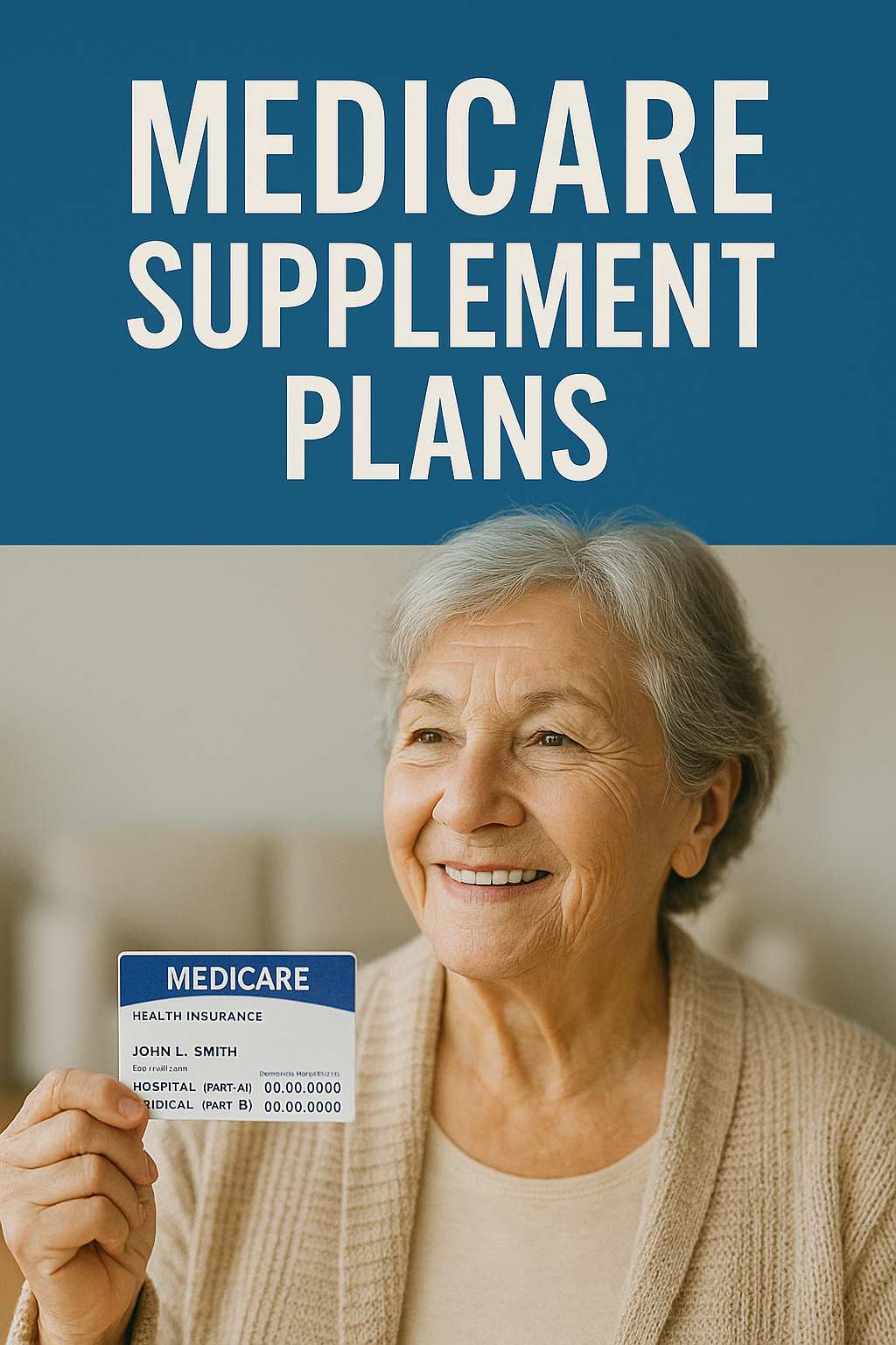 Medicare beneficiary reviewing Medicare Supplement plans with an independent agent