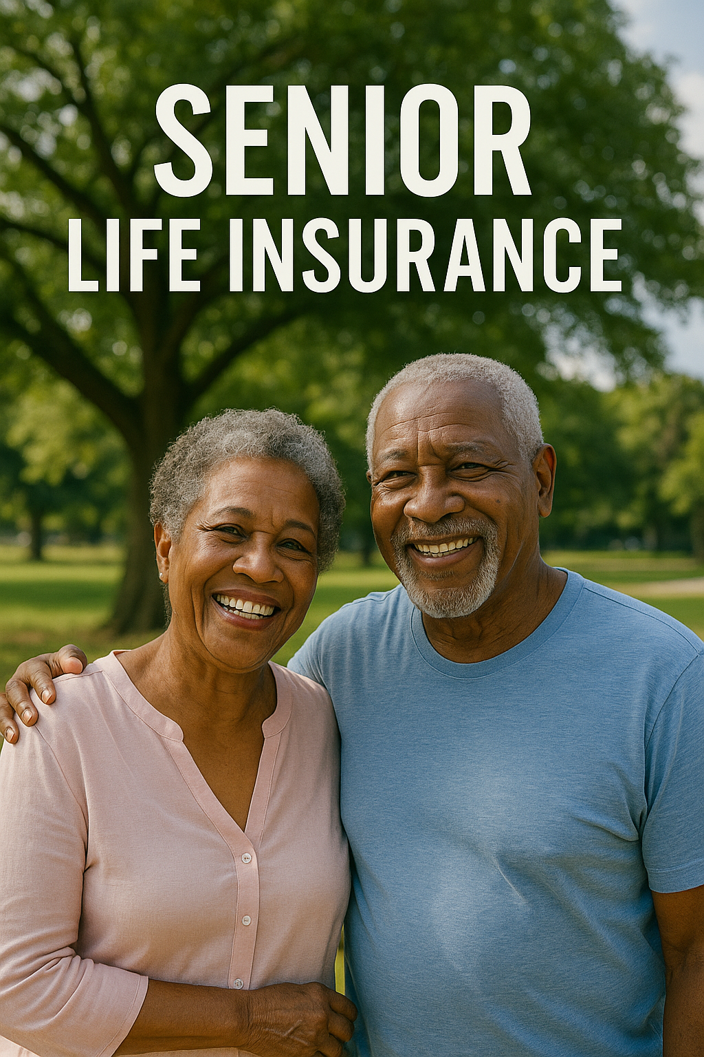 Senior couple reviewing life insurance options with an independent agent