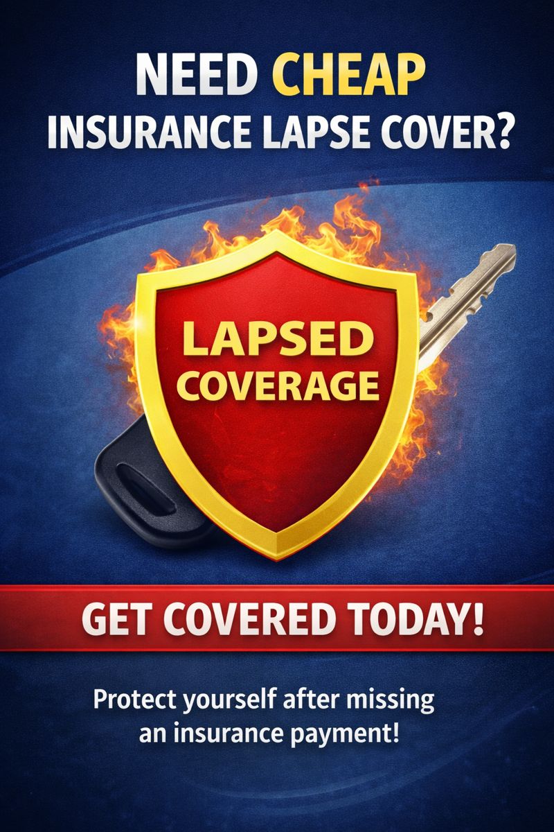 Cheap insurance lapse cover in 2026 to reinstate auto insurance fast, avoid penalties, and rebuild continuous coverage discounts