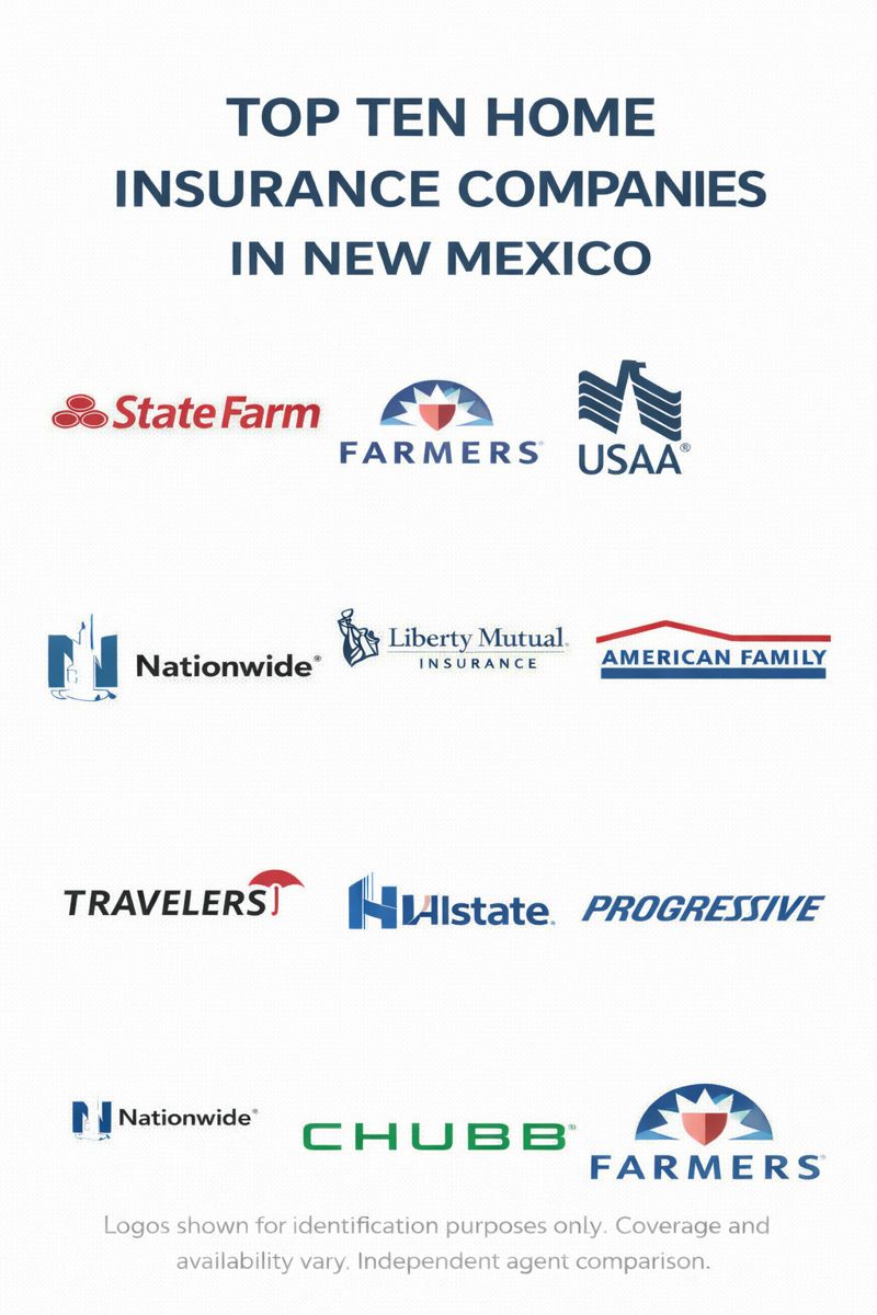 New Mexico homeowners comparing home insurance companies, deductibles, and coverage options