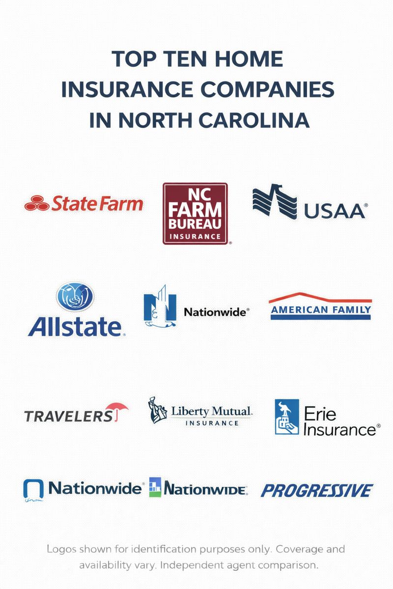 North Carolina homeowners comparing home insurance companies, wind deductibles, and coverage options