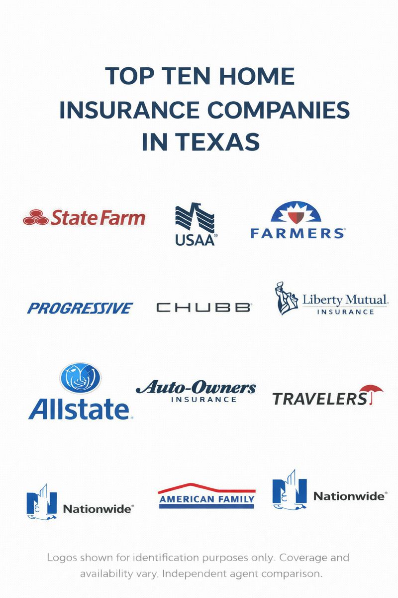 Texas homeowners comparing home insurance companies, deductibles, and coverage options