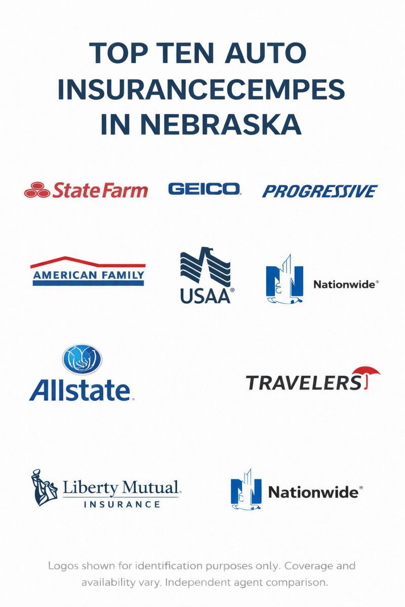 Top 10 auto insurance companies in Nebraska comparison guide for 2026 with coverage and discounts checklist